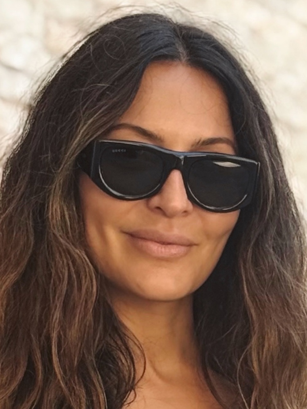 Gucci Bold Rectangle Black Sunglasses for Women - Picture 5 of 5